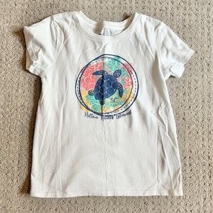 Blue 84 Hilton Head Island Sea Turtle Girls Graphic Tee Size S